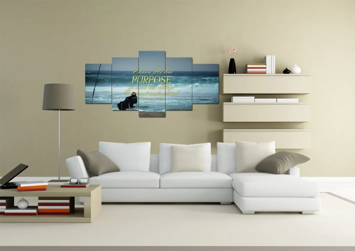 Romans 828 He Has A Purpose, Even Things I Can't Understand Canvas - Christian Canvas Wall Art
