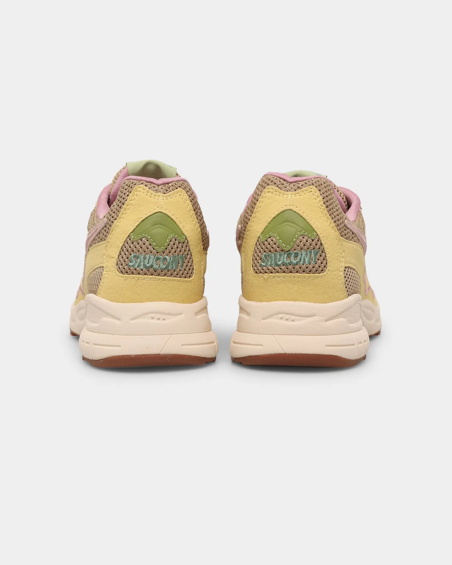 Saucony 3D Grid Hurricane Tan/Light Yellow