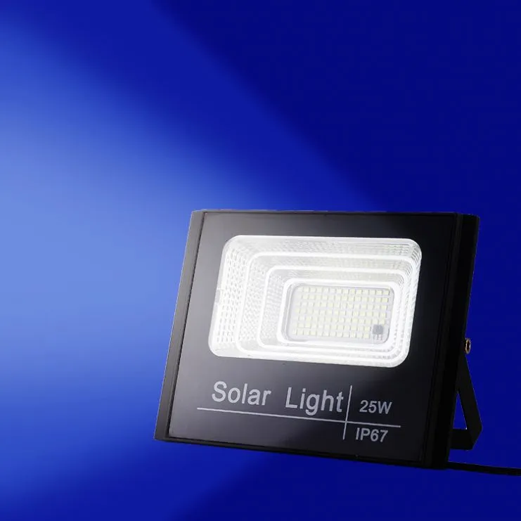 Solar Flood Light - 25 Watt With Remote - TTSFL25W