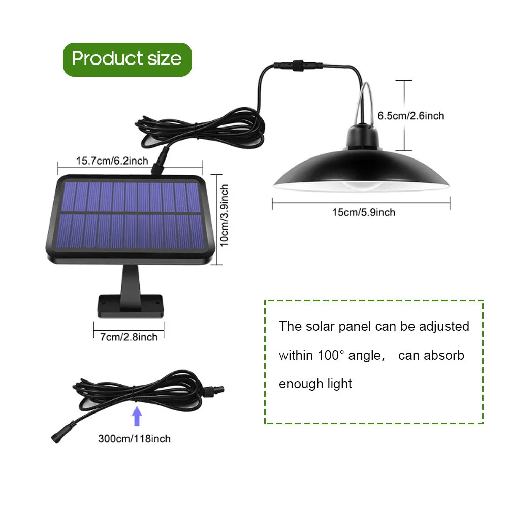 Solar Powered Pendants Lamp 16 LED