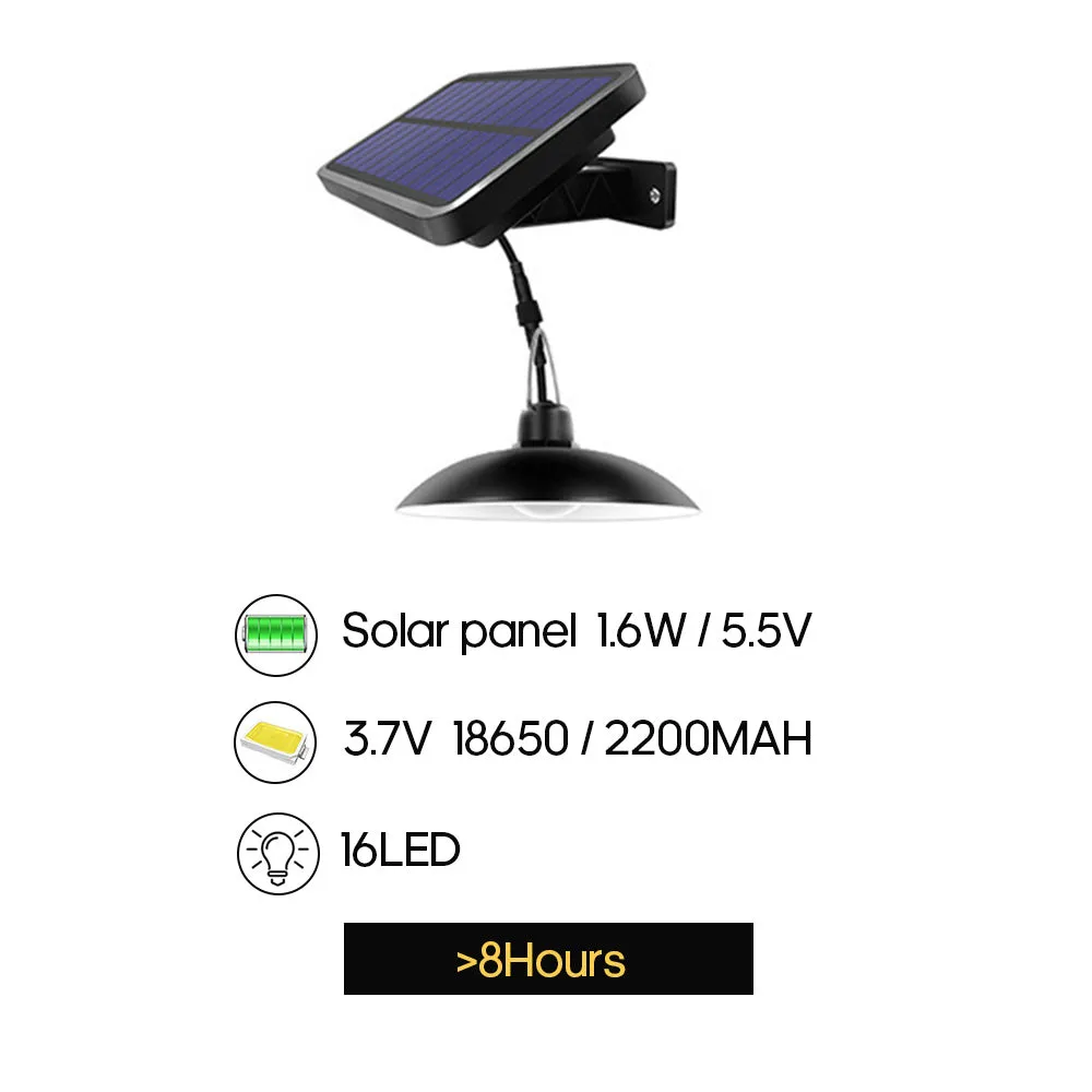 Solar Powered Pendants Lamp 16 LED