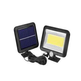 Solar Powered Sensor Cob Light With Remote Control Fa-Bk128- 1Cob
