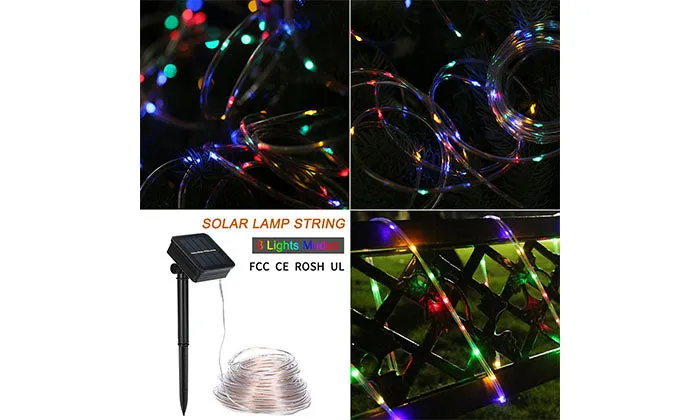 Solar String Lights 46ft 120 LED