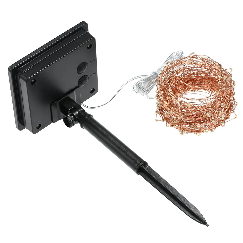 Solar String Lights 72ft 100 LED 8 Modes