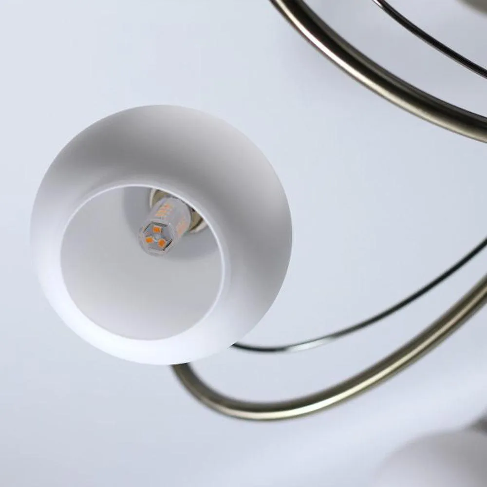 Sophie Artistic LED Metal Ceiling Light - Antique Brass, 3 Light, Dimmable, 310 Lumens PL0116