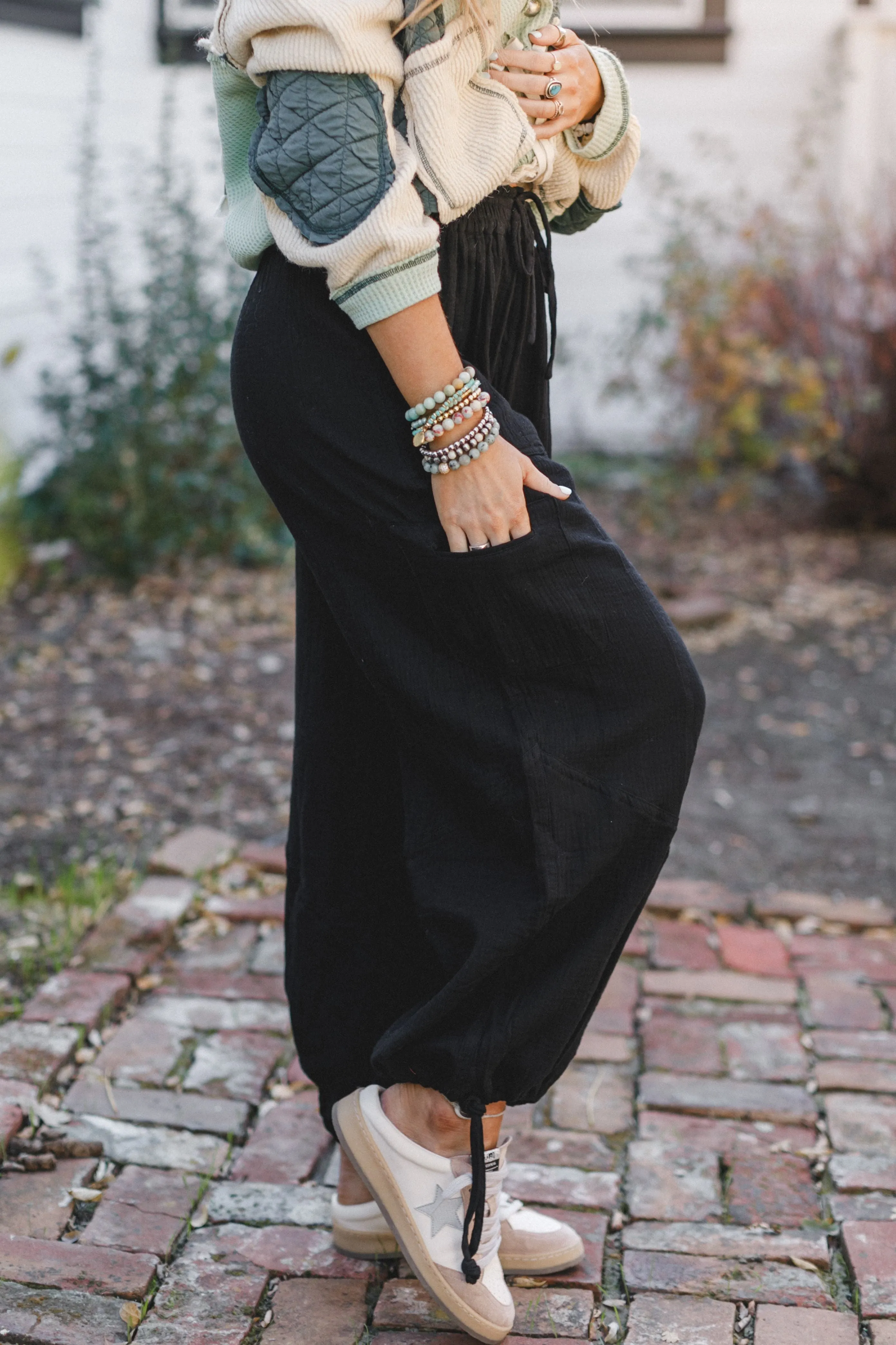 Soul Voyage Harem Pants - Black