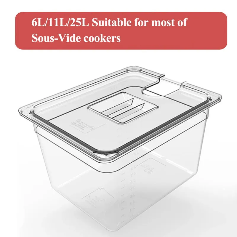 Sous-Vide Cooker Container 6L and 11L Sizes