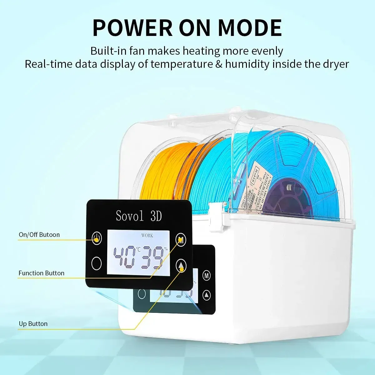 Sovol SH01 Filament Dryer: Keep your filament in prime condition