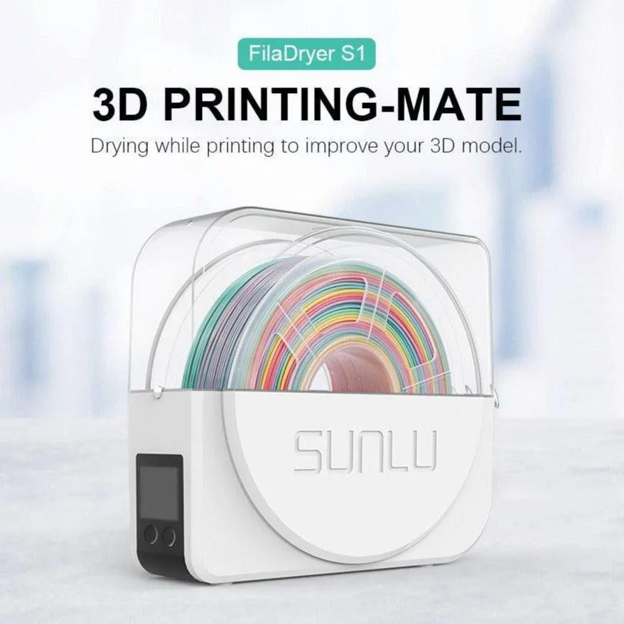 SUNLU Fila Dryer S1 : Upgraded version, Keep Your Filament Dry and Ready to Print