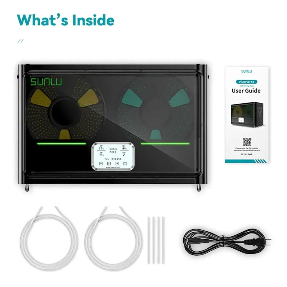 Sunlu Fila Dryer S4: Easily dry and warm your filament in bulk