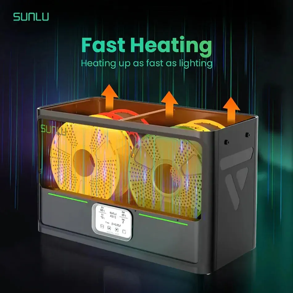 Sunlu Fila Dryer S4: Easily dry and warm your filament in bulk