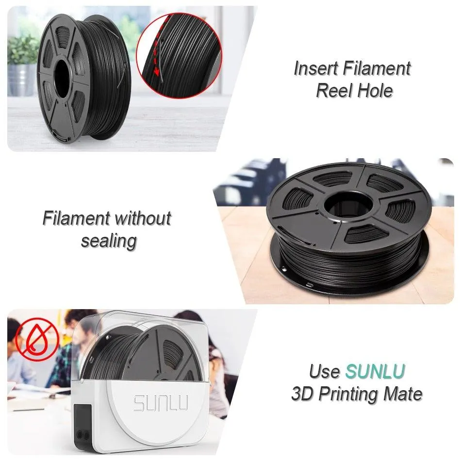 SUNLU PLA 10x1kg: High Quality 3D Printer PLA Filament