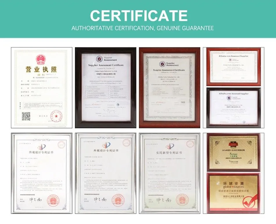 SUNLU PLA 10x1kg: High Quality 3D Printer PLA Filament