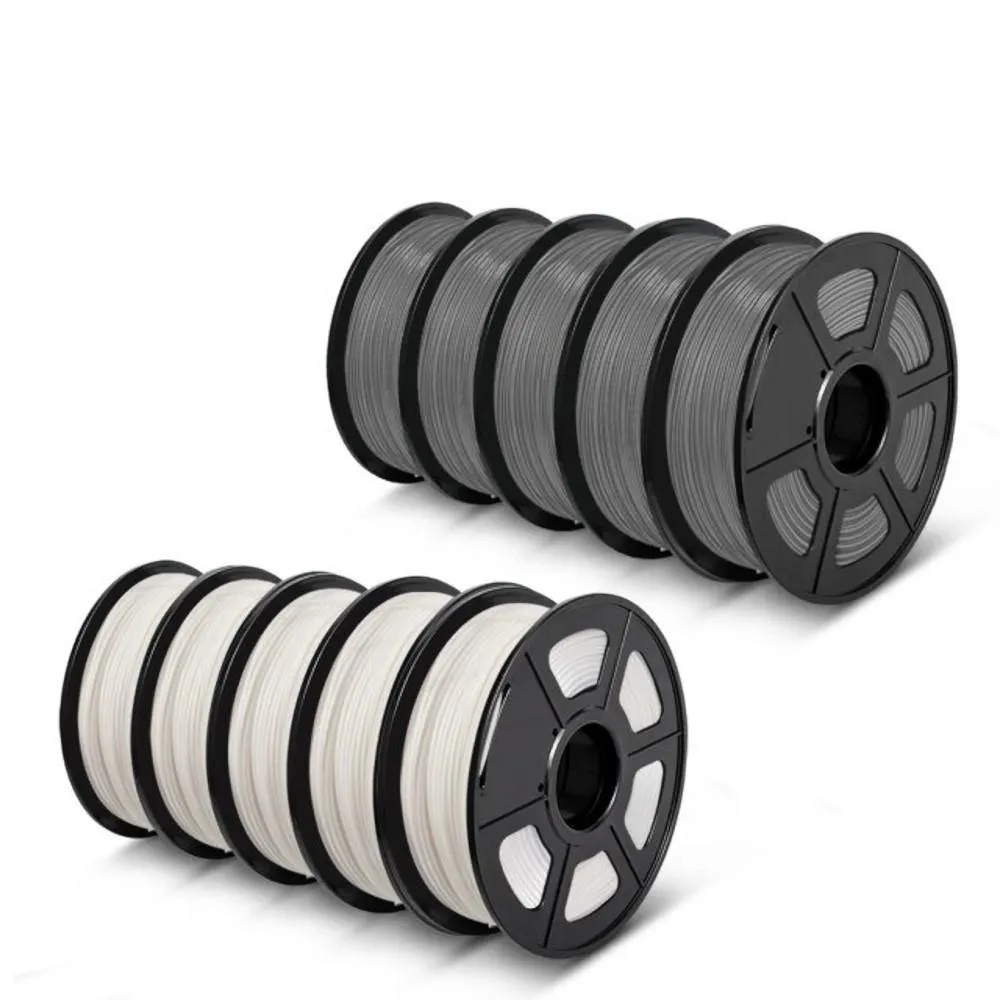 SUNLU PLA 10x1kg: High Quality 3D Printer PLA Filament