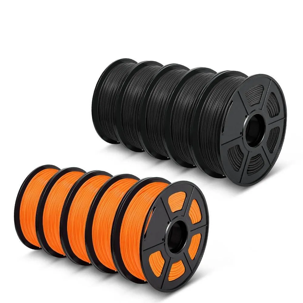SUNLU PLA 10x1kg: High Quality 3D Printer PLA Filament