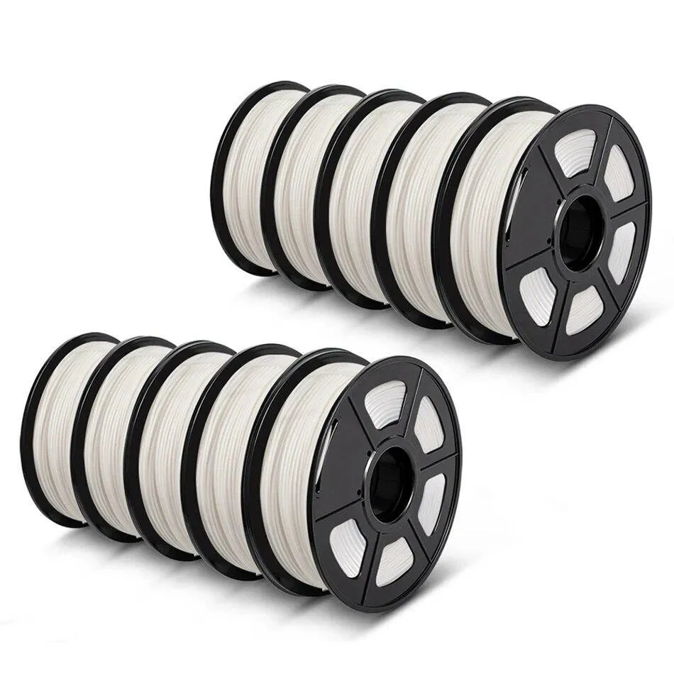 SUNLU PLA 10x1kg: High Quality 3D Printer PLA Filament