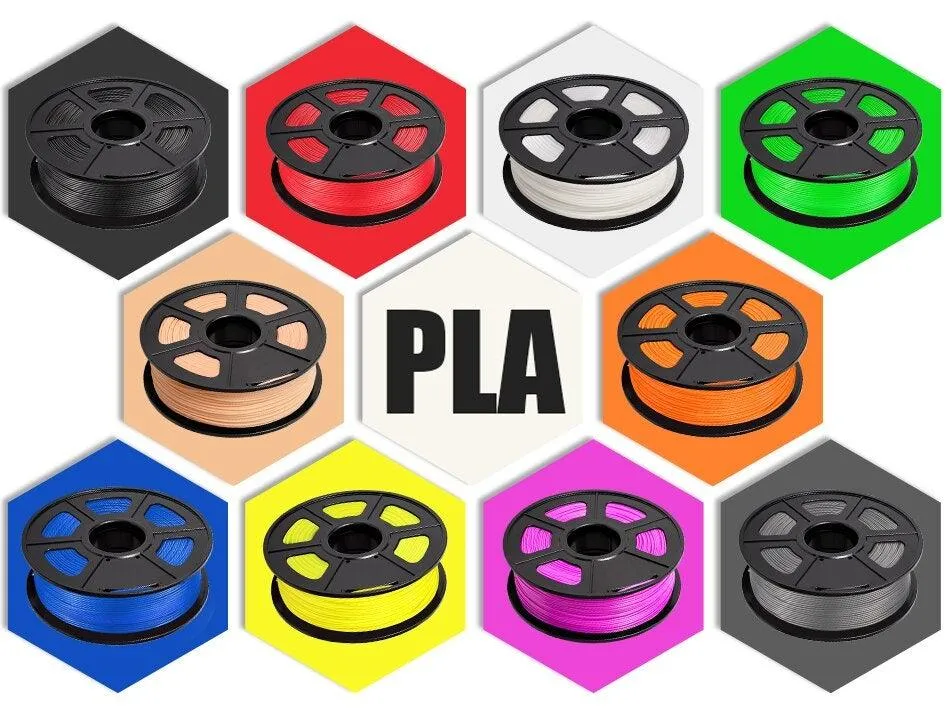 SUNLU PLA 10x1kg: High Quality 3D Printer PLA Filament