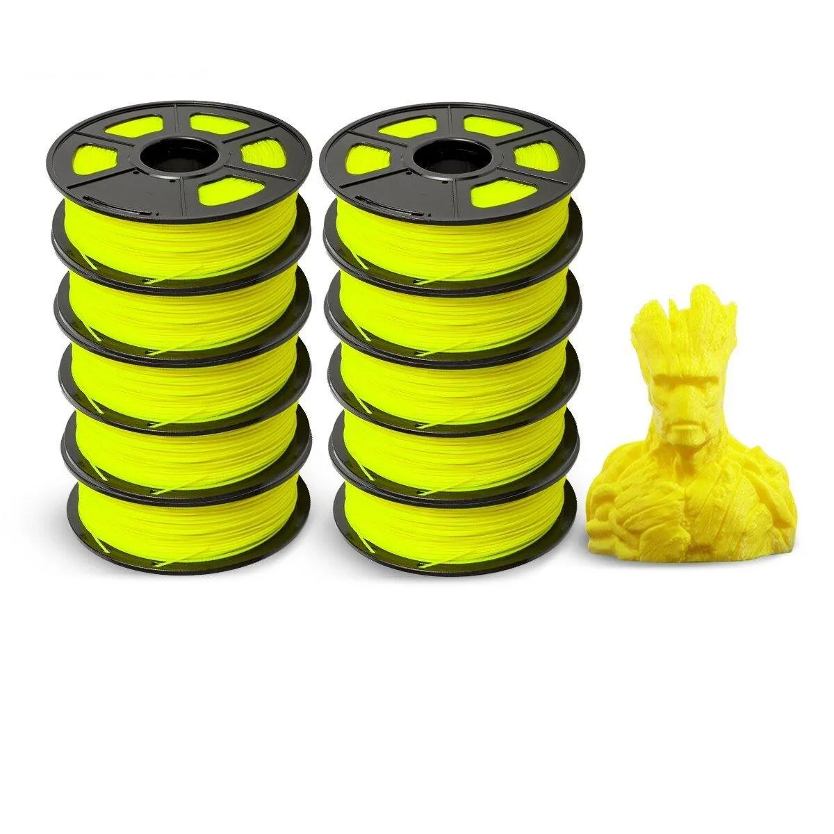 SUNLU PLA 10x1kg: High Quality 3D Printer PLA Filament