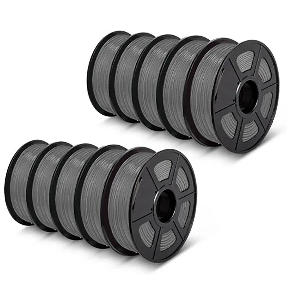 SUNLU PLA 10x1kg: High Quality 3D Printer PLA Filament
