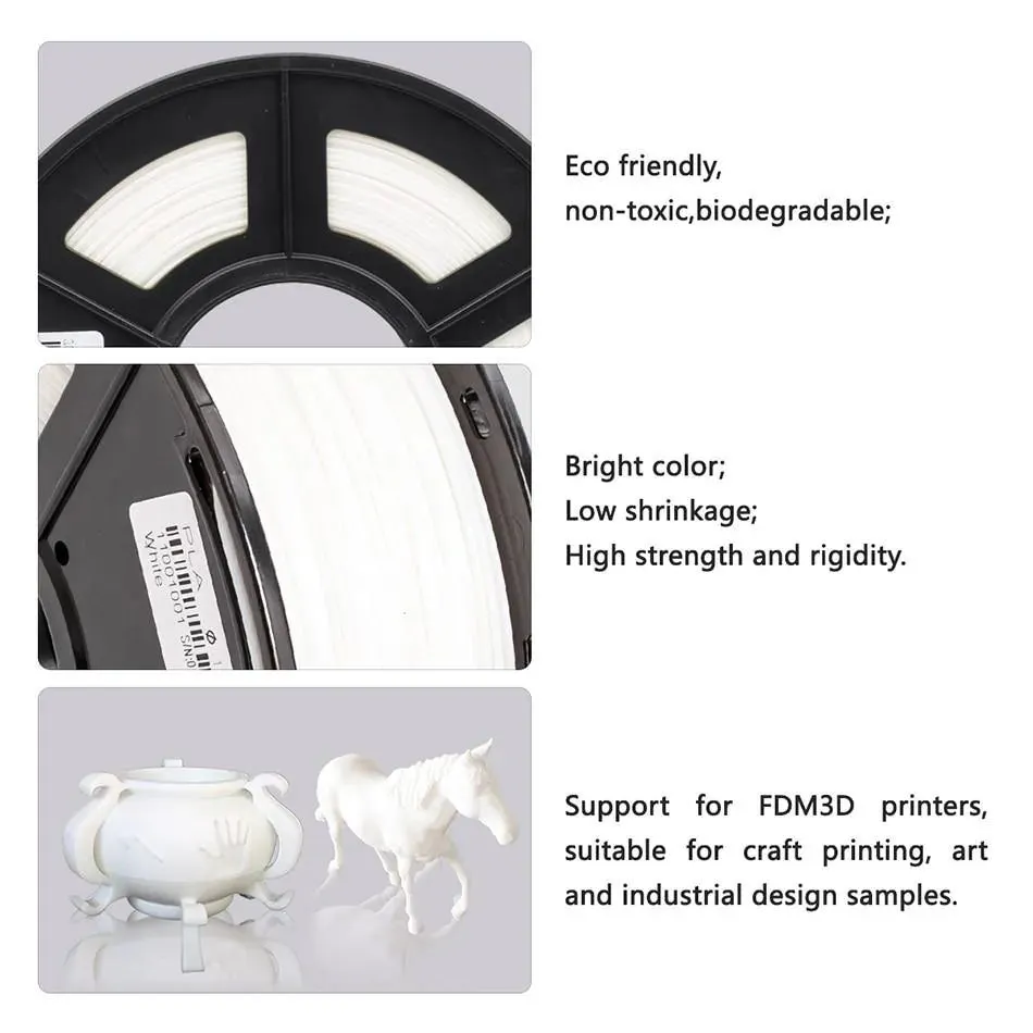 SUNLU PLA  10x1kg: High Quality 3D Printer PLA-PLUS Filament