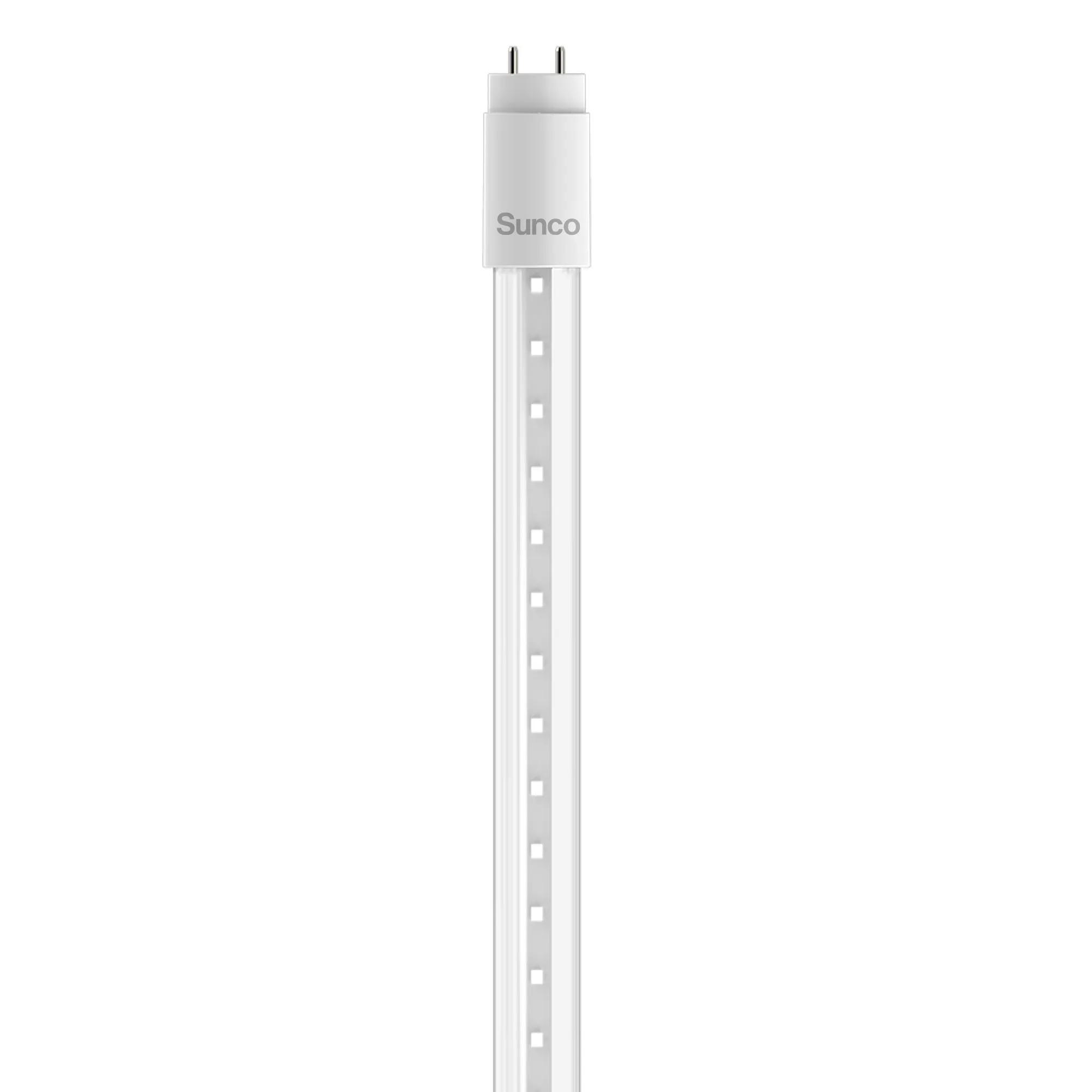 T8 LED Tube, 4ft, Clear, Bypass, Type B, 15W, Single/Double Ended, 1800 Lumens