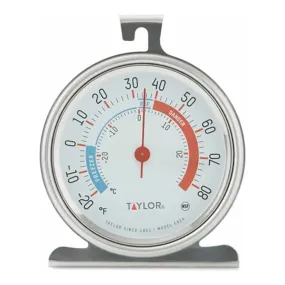 Taylor 5924 3" Dial Refrigerator / Freezer Thermometer, -20 to 80 F