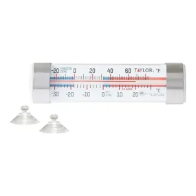 Taylor 5925NFS 4.75" Tube Refrigerator / Freezer Thermometer, -20 to 80 F