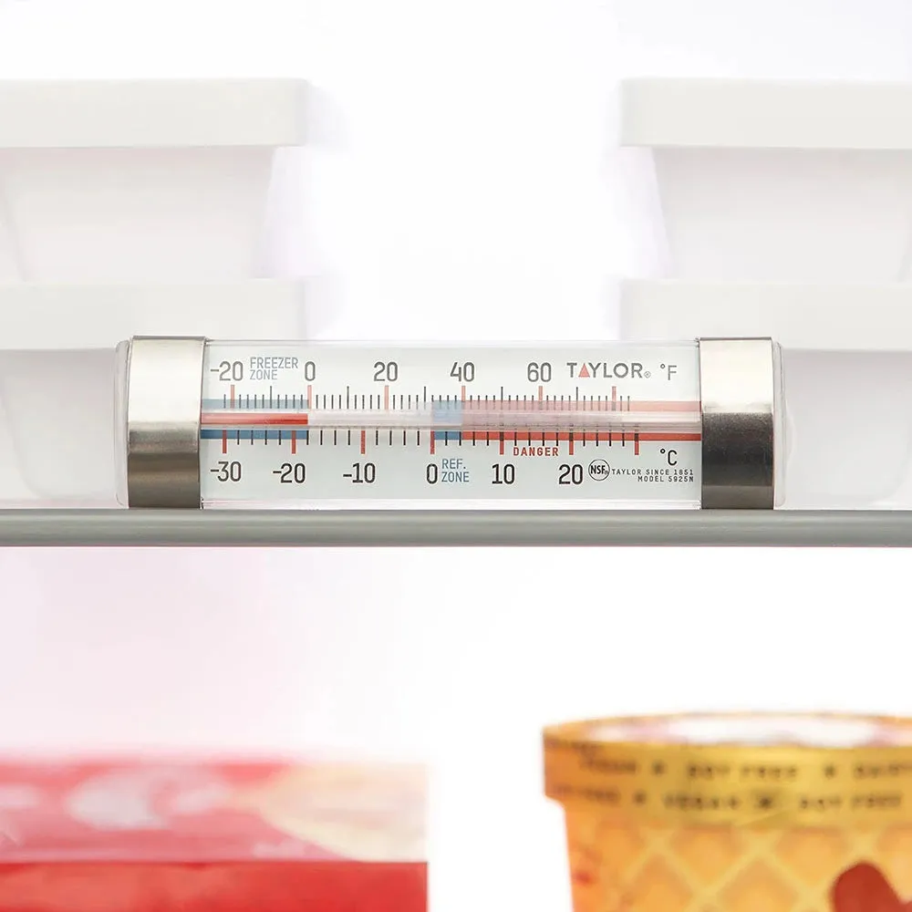 Taylor 5925NFS 4.75" Tube Refrigerator / Freezer Thermometer, -20 to 80 F