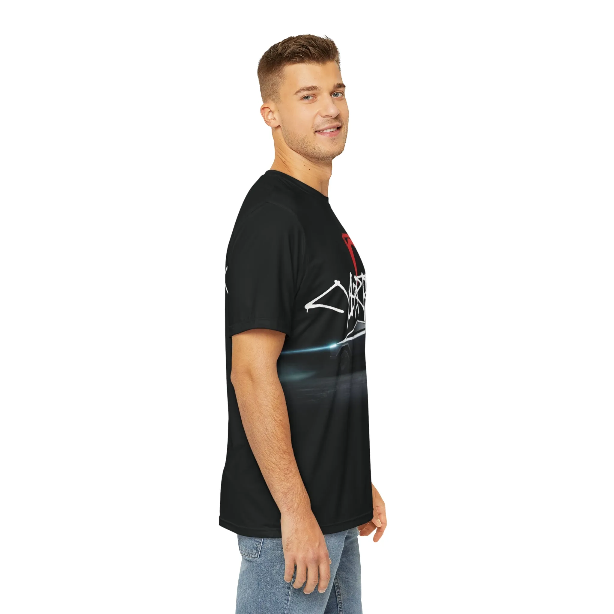 Tesla Cybertruck graphic Men's Polyester Tee