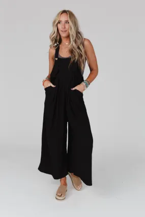 The Nest Serenity Wide Leg Jumpsuit - Black