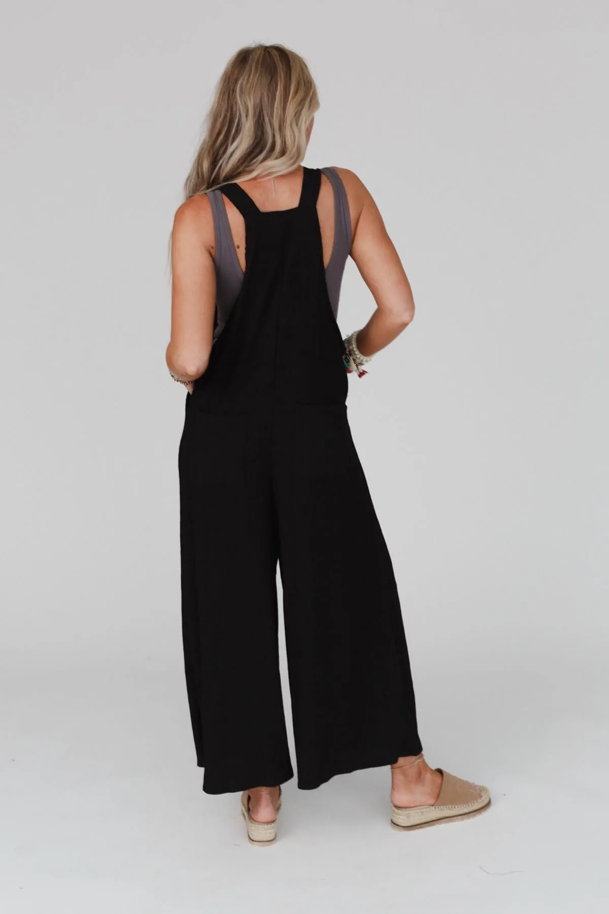 The Nest Serenity Wide Leg Jumpsuit - Black