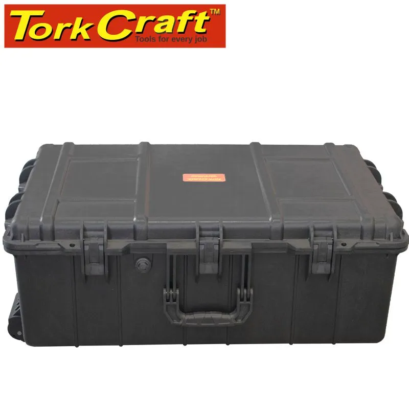 TORK CRAFT PLASTIC CASE 797 X 518 X 313MM OD WITH FOAM BLACK CASE WATER & DUST PR PLC744627