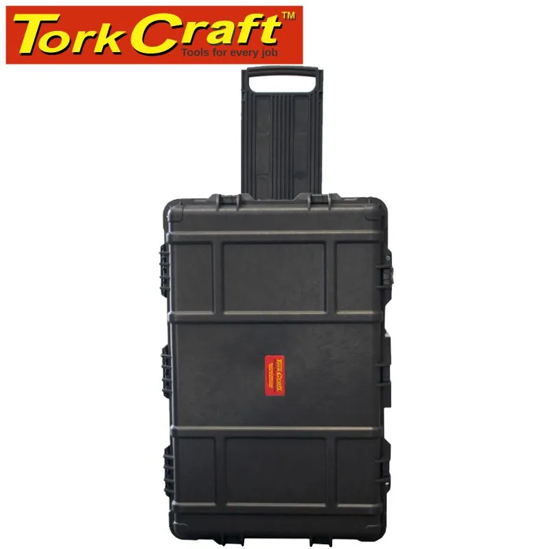TORK CRAFT PLASTIC CASE 797 X 518 X 313MM OD WITH FOAM BLACK CASE WATER & DUST PR PLC744627