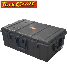TORK CRAFT PLASTIC CASE 797 X 518 X 313MM OD WITH FOAM BLACK CASE WATER & DUST PR PLC744627