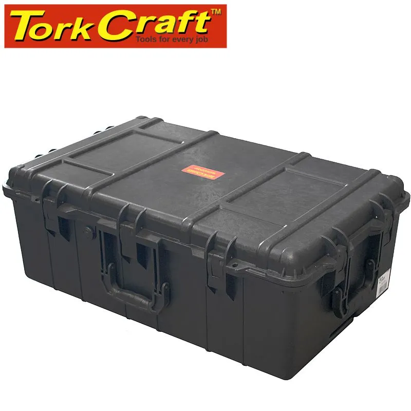 TORK CRAFT PLASTIC CASE 797 X 518 X 313MM OD WITH FOAM BLACK CASE WATER & DUST PR PLC744627