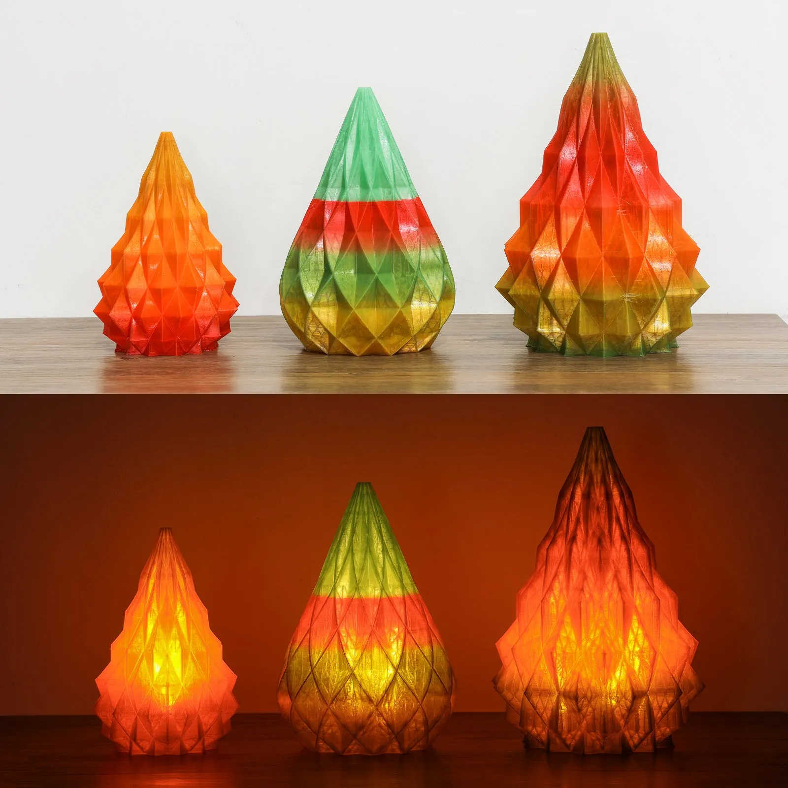 Translucent Rainbow, 1.75mm PRO-3 PETG Filament, 1kg