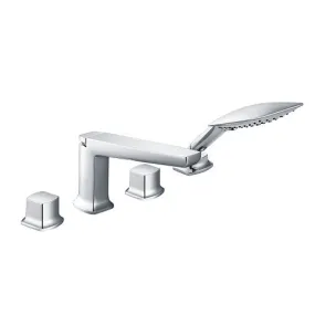 Tub Faucet Diamond Chrome Two-Handle Roman T68272