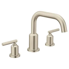 Tub Faucet MOEN Gibson Brushed Nickel Two-Handle Non-Diverter Roman T961BN