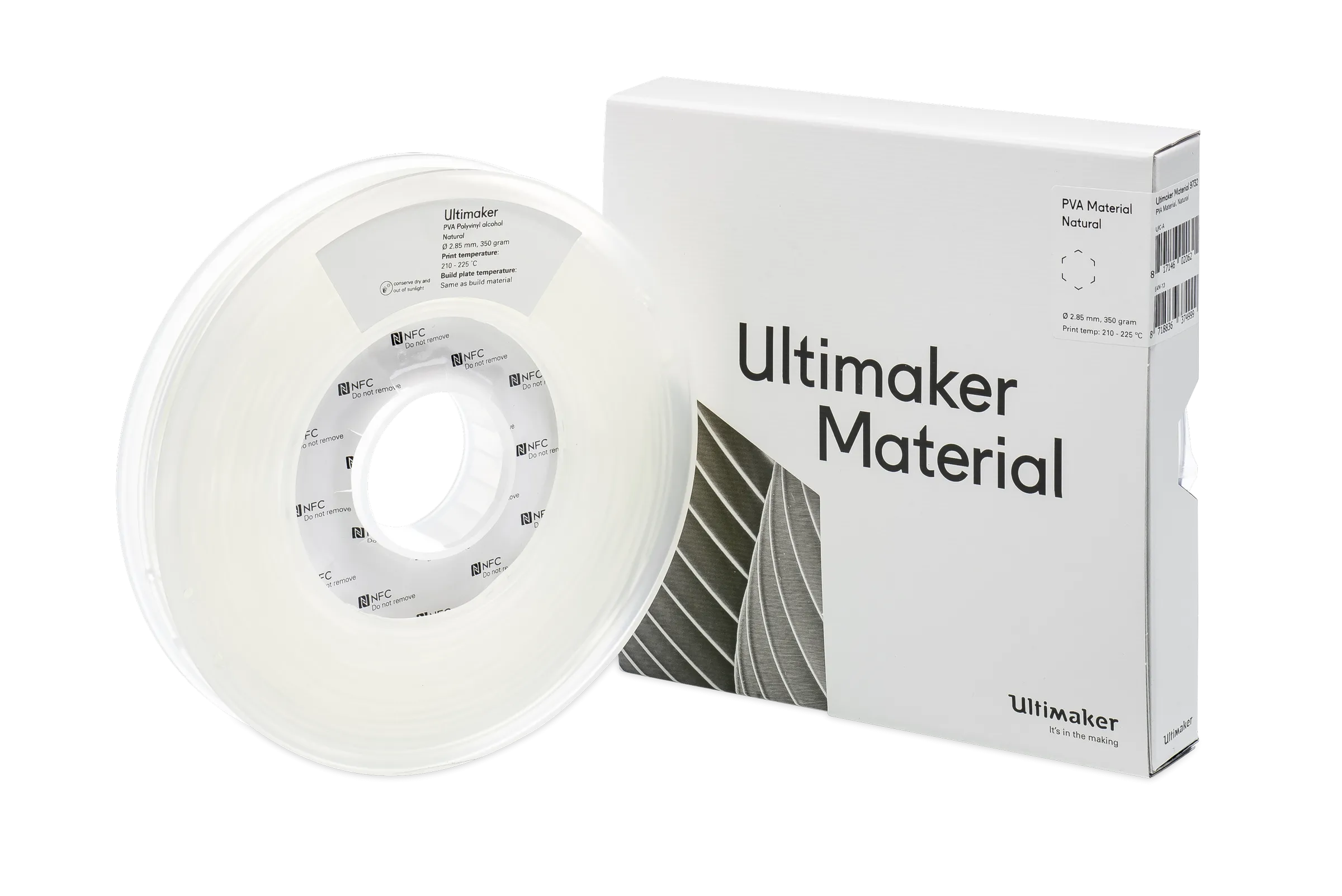 UltiMaker PVA - Dissolvable Support Filament for all S-Line Printers