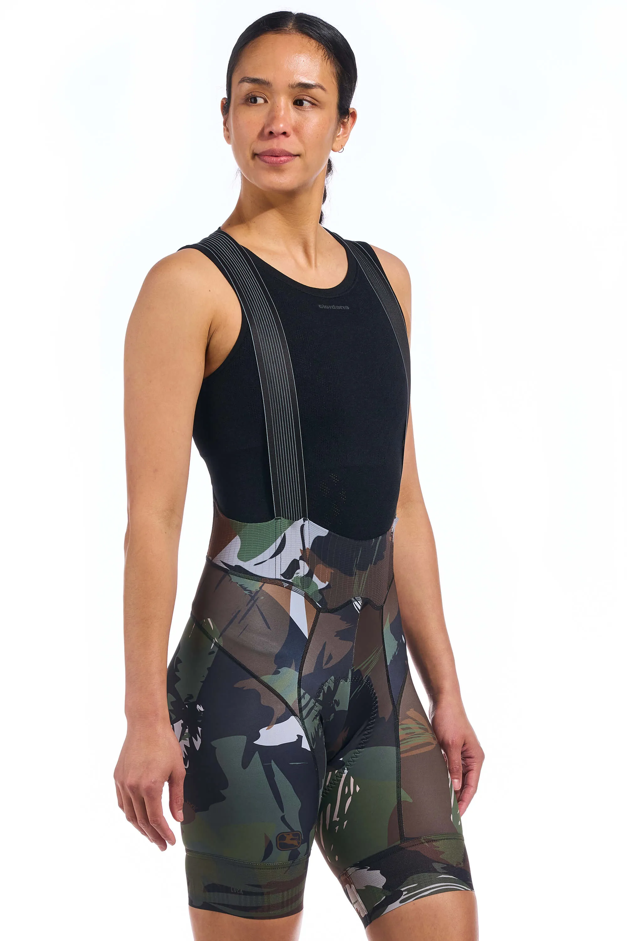 Women's Brushstroke Camo FR-C Pro Bib Short