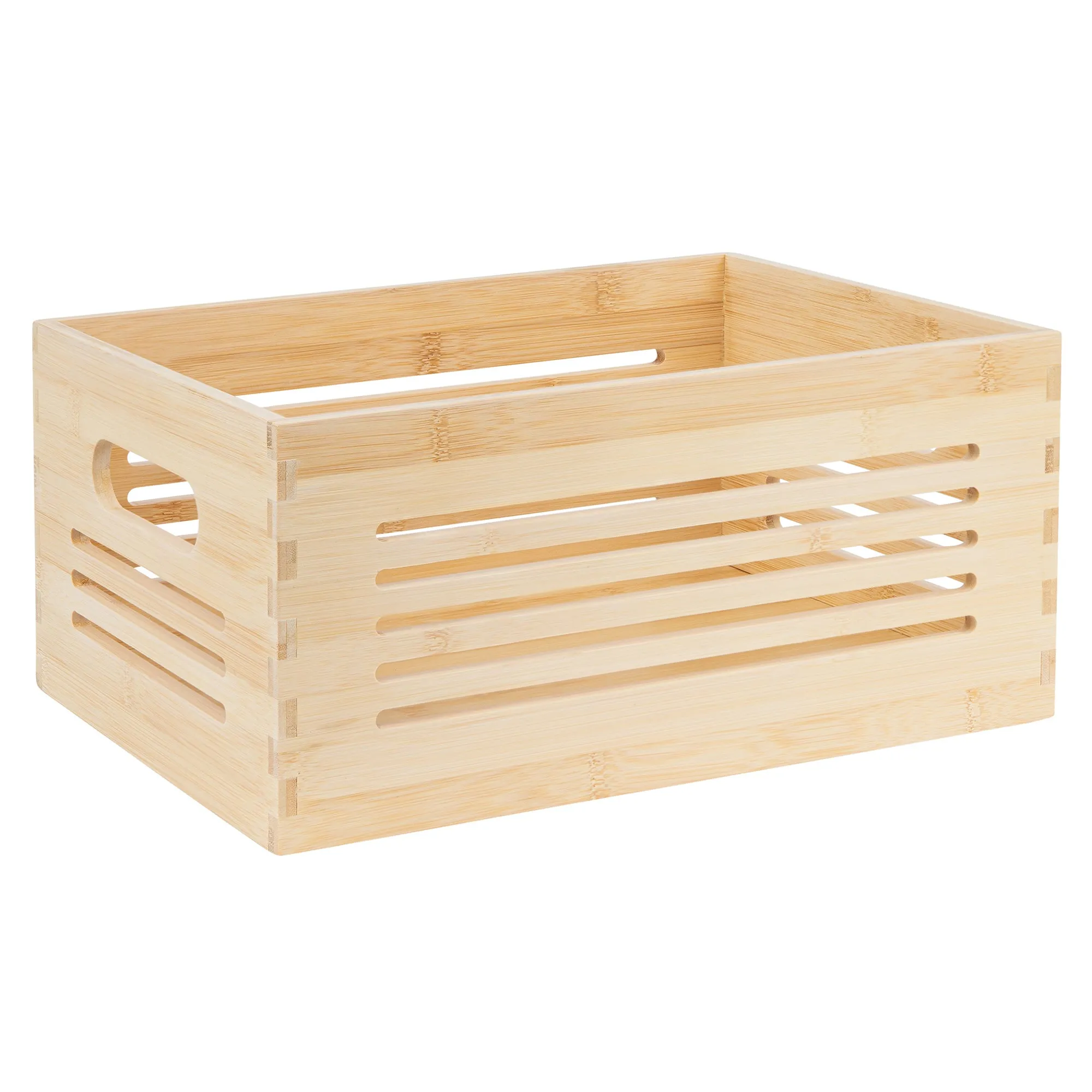 Wooden Storage Bin  - Natural Small