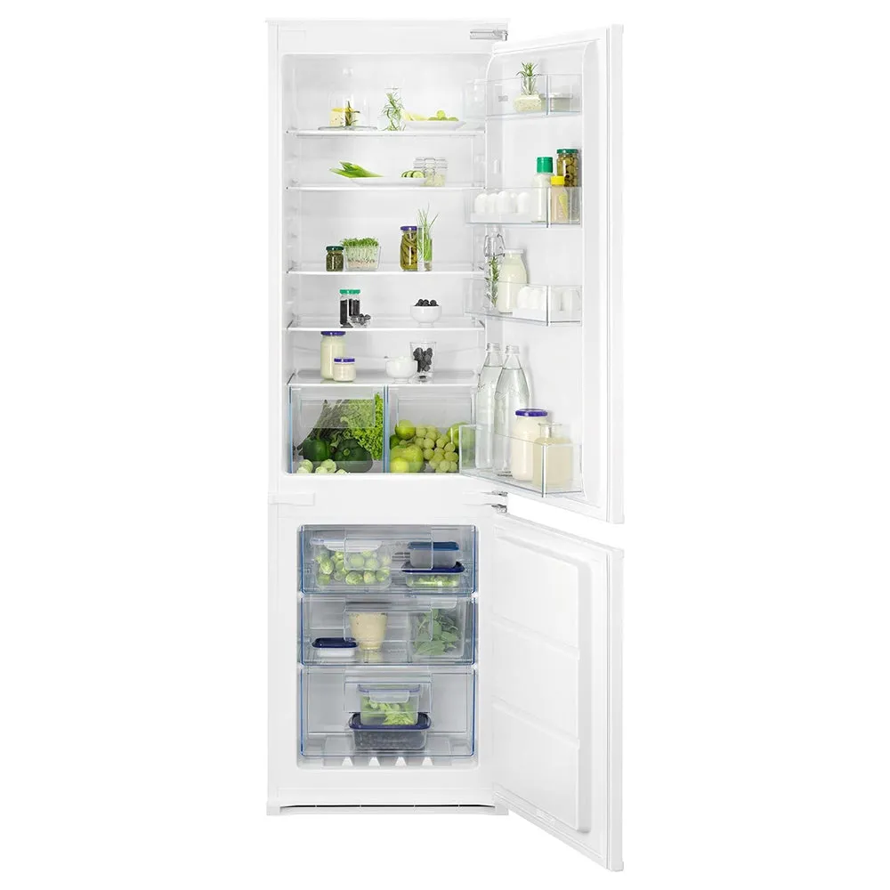 Zanussi Series 40 269L Low Frost Integrated Fridge Freezer - White | ZNFN18ES3